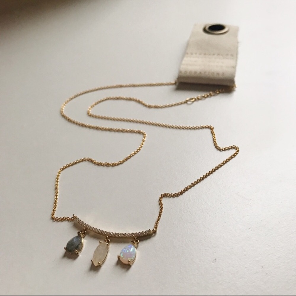🔥SOLD🔥NWT Anthropologie Gold Windchime Necklace